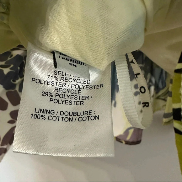 Tanya Taylor Claudette in Zest Multi Tie-Shoulder Ruffle Peplum Top Size 6 NWT - Picture 9 of 11